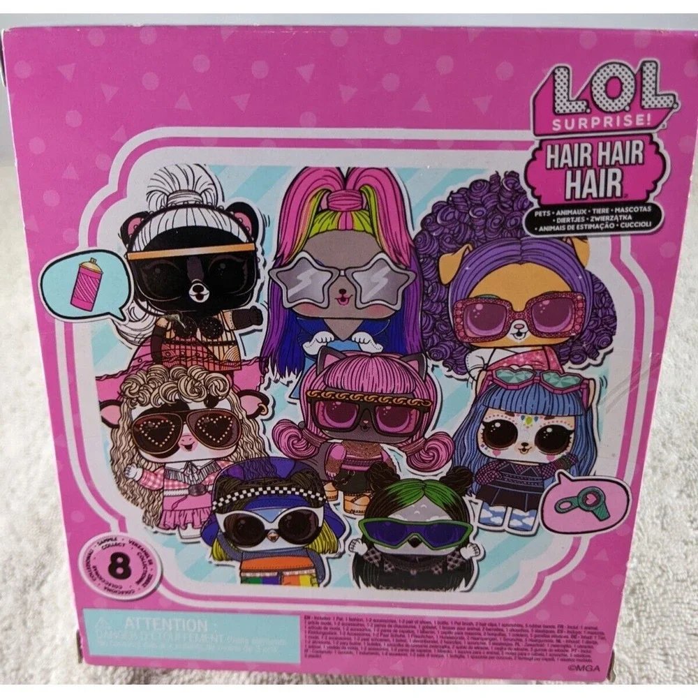 LOL Surprise Hair Hair Hair Pets Series 2 with Green Hair Coo Bird Access NEW